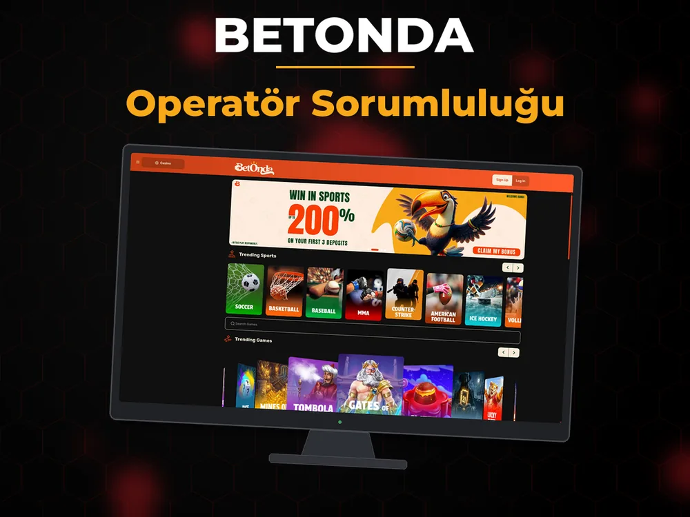 Betonda - Operatör Sorumluluğu