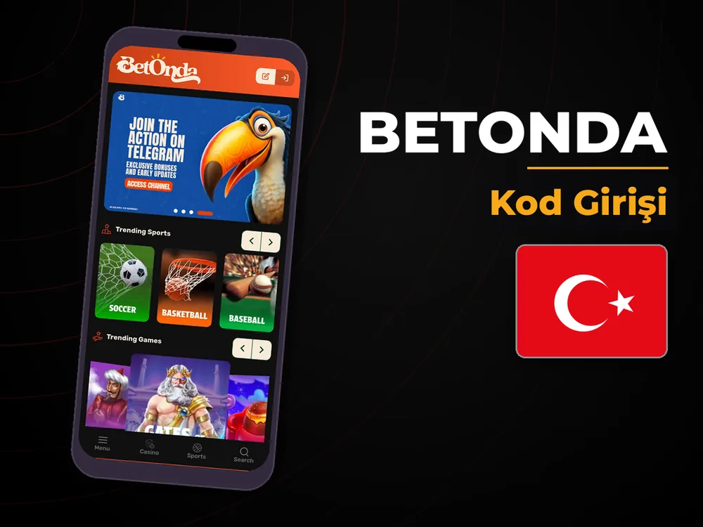 Betonda - Kod Girişi